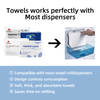 Z-Fold 225x225mm 40g 200 Sheets 100% Virgin Wood Pulp Multifold Paper Towels
