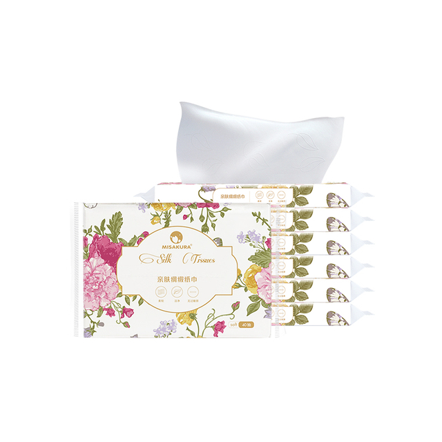 Factory Wholesale 3 Ply Lotion Facial Tissue Virgin Wood Pulp 123x180mm